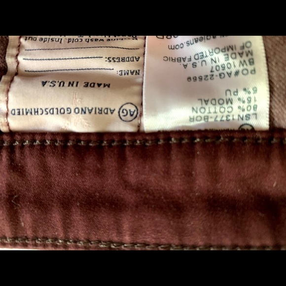 AG Stevie slim straight jeans sz 27 EUC - Picture 6 of 6